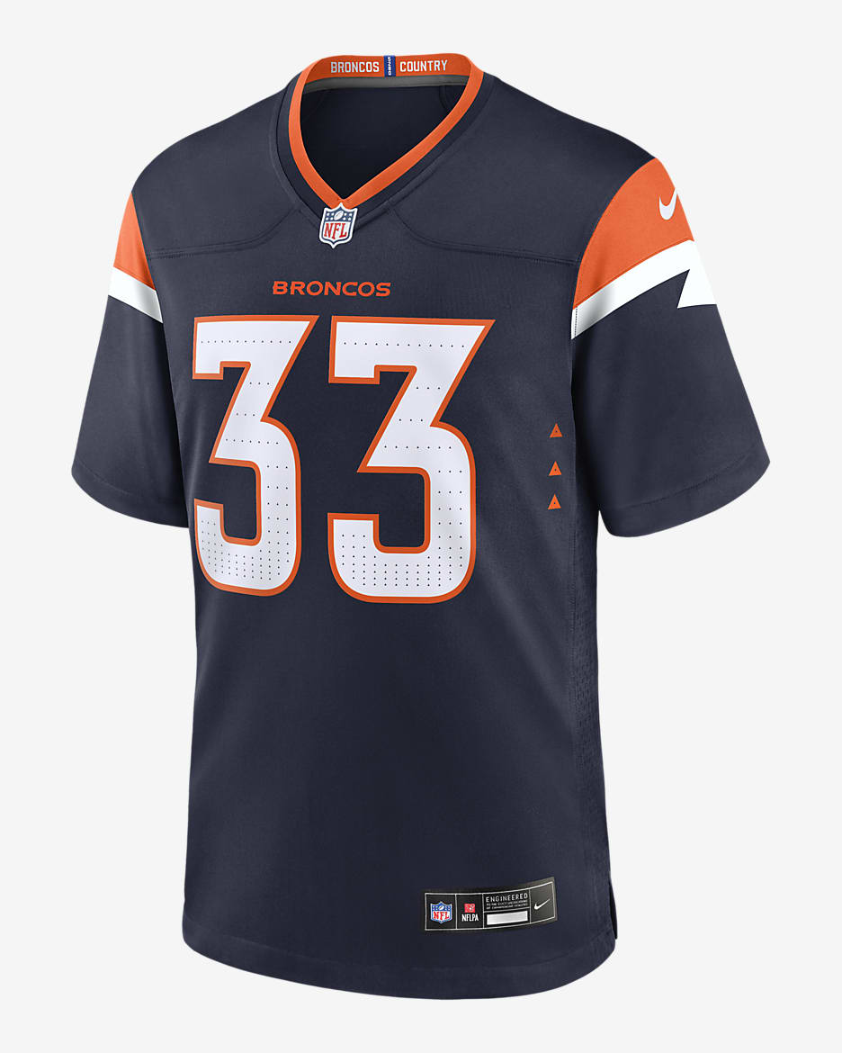 Javonte Williams Denver Broncos Men S Nike Nfl Game Football Jersey